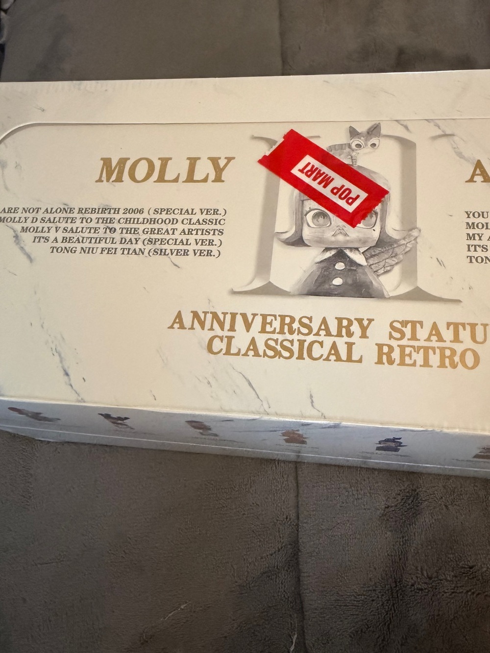 2024 Molly Anniversary Statues Classical Retro 10 figures with chance of secret